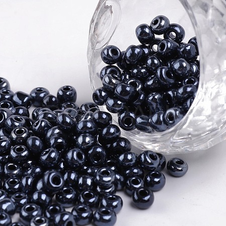 6/0 Glass Seed Beads SEED-US0003-4mm-606-1