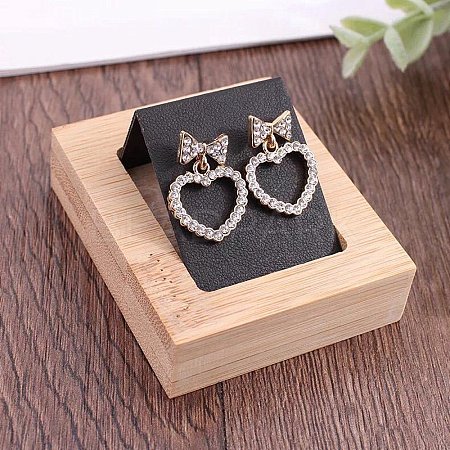 Rectangle Wood Earring Display Stands EDIS-R027-03B-1