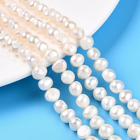 Natural Cultured Freshwater Pearl Beads Strands X-PEAR-N014-06C-1