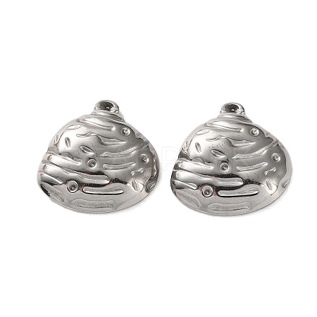 304 Stainless Steel Pendants STAS-A124-18A-P-1