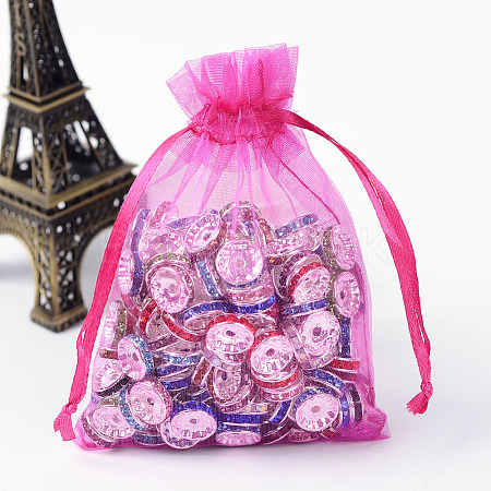 Organza Gift Bags with Drawstring OP-R016-9x12cm-07-1
