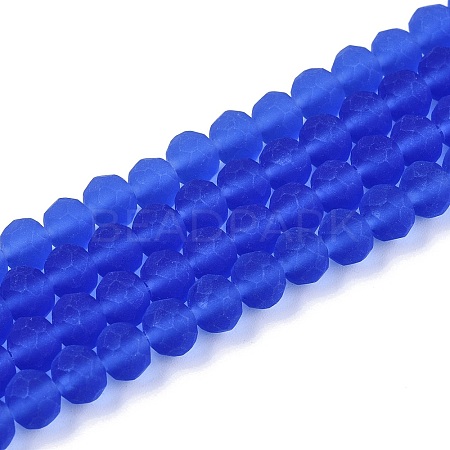 Transparent Glass Beads Strands EGLA-A044-T6mm-MD31-1