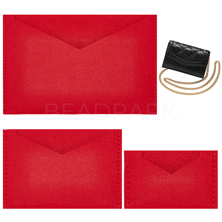 3Pcs 3 Style Wool Felt Envelope Purse Insert Organizer FIND-WR0006-70C-1