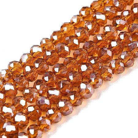 Electroplate Glass Beads Strands EGLA-A044-T3mm-A04-1