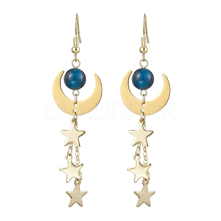 Brass Dangle Earring EJEW-TA00479-1