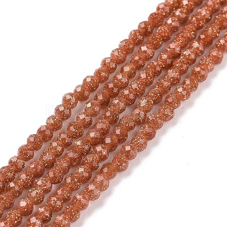Synthetic Goldstone Beads Strands G-E591-06A-1