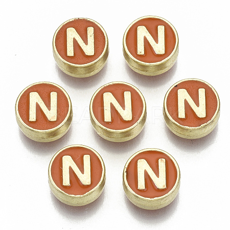 Alloy Enamel Beads LS-X-ENAM-S122-028N-NR-1
