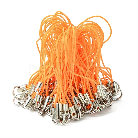 100Pcs Polyester Cord Mobile Straps MOBA-FS0001-02C-1