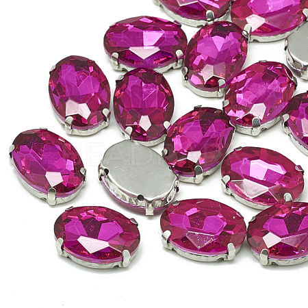 Sew on Rhinestone RGLA-T091-10x14mm-09P-1