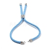 Twisted Nylon Cord Silder Bracelets DIY-B066-03P-14-3