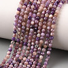 Natural Charoite Beads Strands G-K376-A04-3mm-1