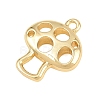 Brass Charms KK-CBA0565-09G-2