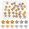 SUPERFINDINGS 32Pcs 2 Colors Brass Charms KK-FH0003-82-1