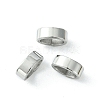 Non-Tarnish 201 Stainless Steel Slide Charms/Slider Beads STAS-C016-13P-1-3