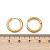 202 Stainless Steel Huggie Hoop Earrings EJEW-F111A-16mm-G-5