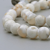 Natural Fire Crackle Agate Beads Strands G-S249-09-8mm-3