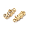 304 Stainless Steel with Crystal Rhinestone Charms STAS-G358-05G-07-2