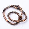 Natural Leopard Skin Jasper Bead Strands X-G-R403-4x6-10-2