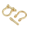 Brass D-Ring Anchor Shackle Clasps X-KK-A257-08G-2