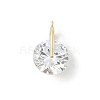 Rotatable Brass Micro Pave Cubic Zirconia Pendants KK-E791-18G-1