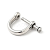 304 Stainless Steel D-Ring Anchor Shackle Clasps STAS-C056-06P-2