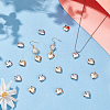 200Pcs 2 Colors CCB Plastic Pendants CCB-UN0001-05-2