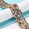 Natural Agate Beads Strands X-G-G991-A03-A-01-4
