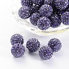 Polymer Clay Rhinestone Beads X-RB-H284-14MM-539-1