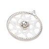 Glass Pendants PALLOY-MZ00229-02-4