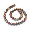Natural Jasper Gemstone Beads Strands G-O180-15E-2