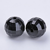 Transparent Acrylic Beads TACR-Q254-6mm-V72-3