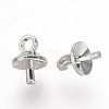 Brass Cup Pearl Peg Bails Pin Pendants X-KK-R071-10P-3
