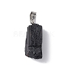 Natural Black Tourmaline Pendants G-F739-01P-3