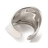 Brass Open Cuff Rings X-RJEW-P098-22P-3