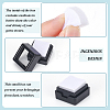 Cube Plastic Loose Diamond Storage Boxes CON-WH0095-49C-4