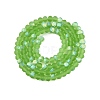 Transparent Glass Beads Strands EGLA-A044-T4mm-MB11-3