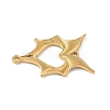304 Stainless Steel Bat Wings Heart Links Connector Charms X-STAS-S186-13G-2