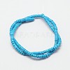 Dyed Synthetic Turquoise Beads Strands X-G-P083-6mm-83J-2