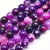 Natural Fire Agate Beads Strands G-O165-A-12mm-2