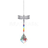 Crystals Chandelier Suncatchers Prisms Chakra Hanging Pendant BUER-PW0001-134D-1
