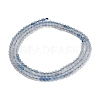 Gradient Color Natural Devil Blue Aquamarine Beads Strands G-NH0072-B01-2mm-4
