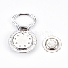 Magnetic Alloy Brooch Findings PALLOY-WH0034-06P-3