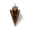 Natural & Synthetic Mixed Gemstone Perfume Bottle Pendants G-H285-01P-2