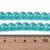 Transparent Glass Imitation Cat Eye Beads Strands GLAA-Q110-01B-07-4