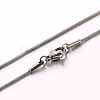 304 Stainless Steel Snake Chain Necklaces X-STAS-M174-018P-A-1