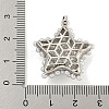 Rack Plating Brass & ABS Plastic Imitation Pearl Pendants KK-N255-03C-P-RS-3