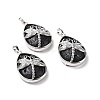 Natural Lava Rock Pendants G-G900-01P-24-1