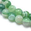 Natural Striped Agate/Banded Agate Beads Strands G-I254-03B-04-3