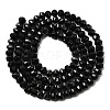 Natural Black Tourmaline Beads Strands G-K376-I02-3x4mm-3
