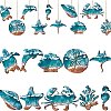 Ocean Theme Wooden Sea Animal Pendant Decorations PW-WG532B8-01-1